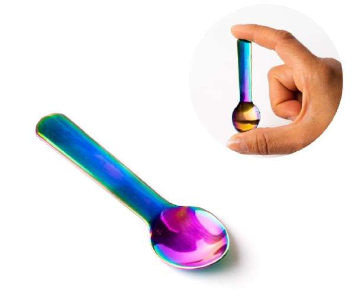 LEKKABOX Mini – mała łyżeczka do jogurtu, dipów i musów, stal nierdzewna, bez BPA, kolorowa i łatwa do zabrania w podróż