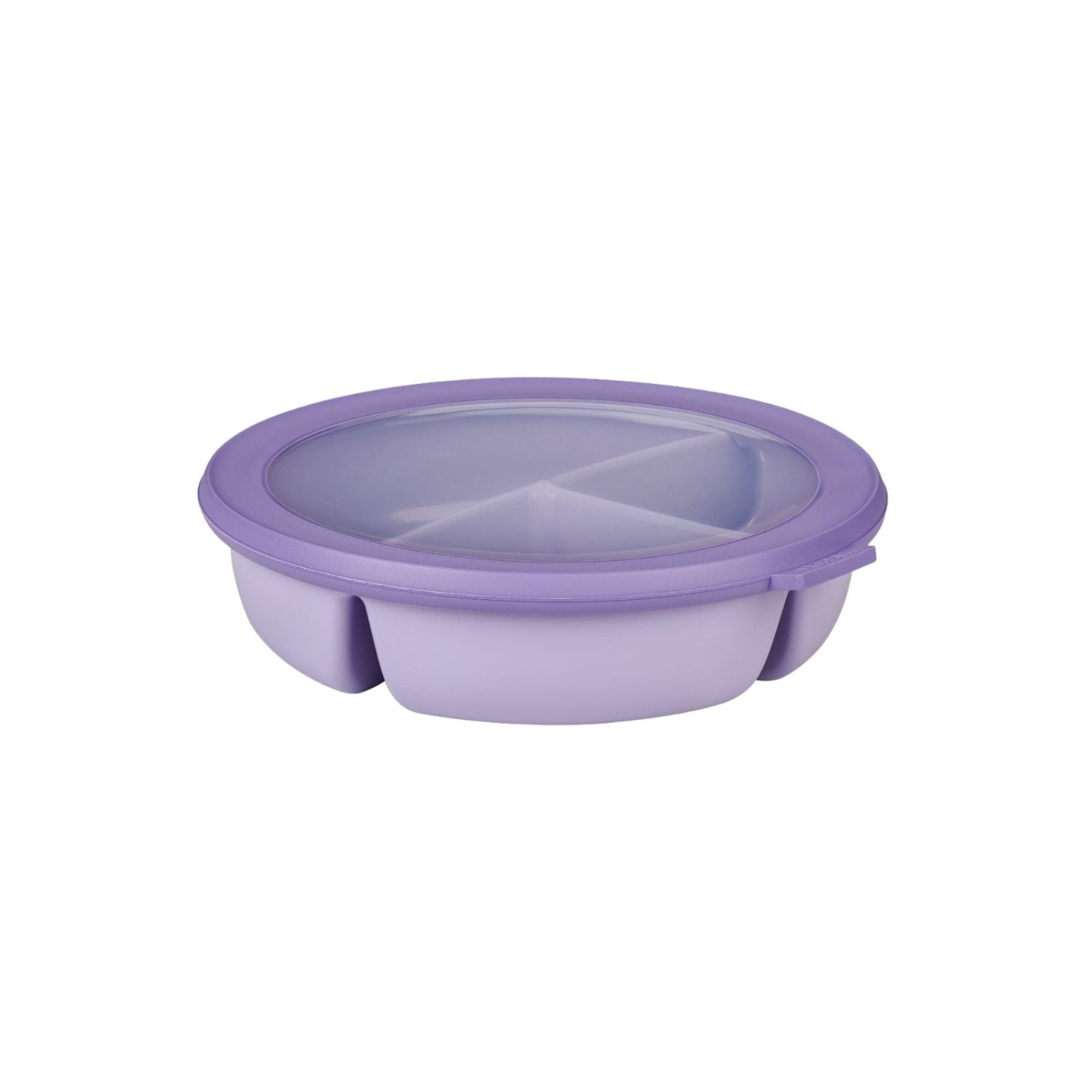 Mepal Cirqula Bento miska z przegródkami – 3 komory, szczelna pokrywka, kolor: vivid lilac