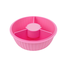 Pojemnik z przegródkami Yumbox Poke Bowl Guava Pink – 1l pojemności, szczelna pokrywka, bezpieczny i funkcjonalny, kolor: różowy