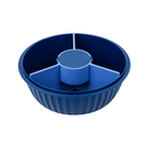 Pojemnik z przegródkami Yumbox Poke Bowl Hawaii Blue – 1l pojemności, szczelna pokrywka, bezpieczny i funkcjonalny, kolor: niebieski