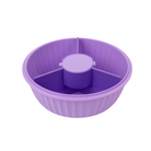 Pojemnik z przegródkami Yumbox Poke Bowl Maui Purple – 1l pojemności, szczelna pokrywka, bezpieczny i funkcjonalny, kolor: fioletowy