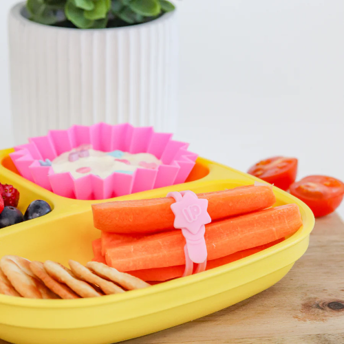 Zestaw 7 opasek Lunch Punch – silikonowe, bezpieczne i wygodne do pakowania wrapów bez bałaganu.