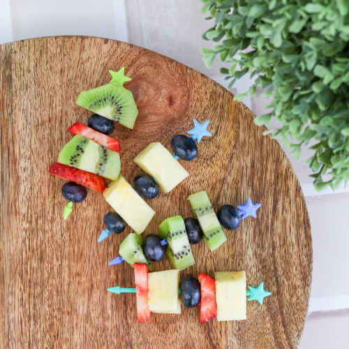 Kolorowe patyczki do przekąsek Lunch Punch– higieniczne, trwałe i wolne od BPA, świetne na kinderbal i do szkoły.