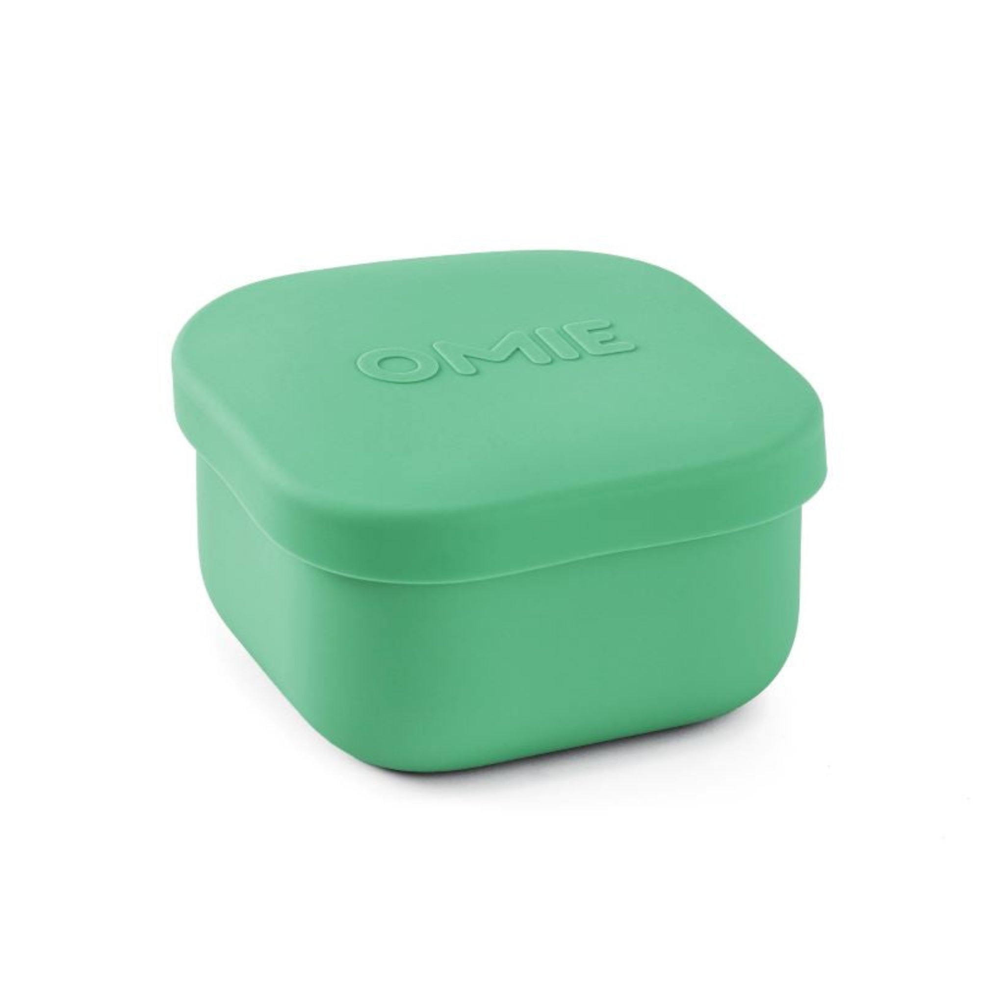 OmieSnack – silikonowy pojemnik na przekąski, pasuje do OmieBox, szczelny i bezpieczny, kolor: zielony