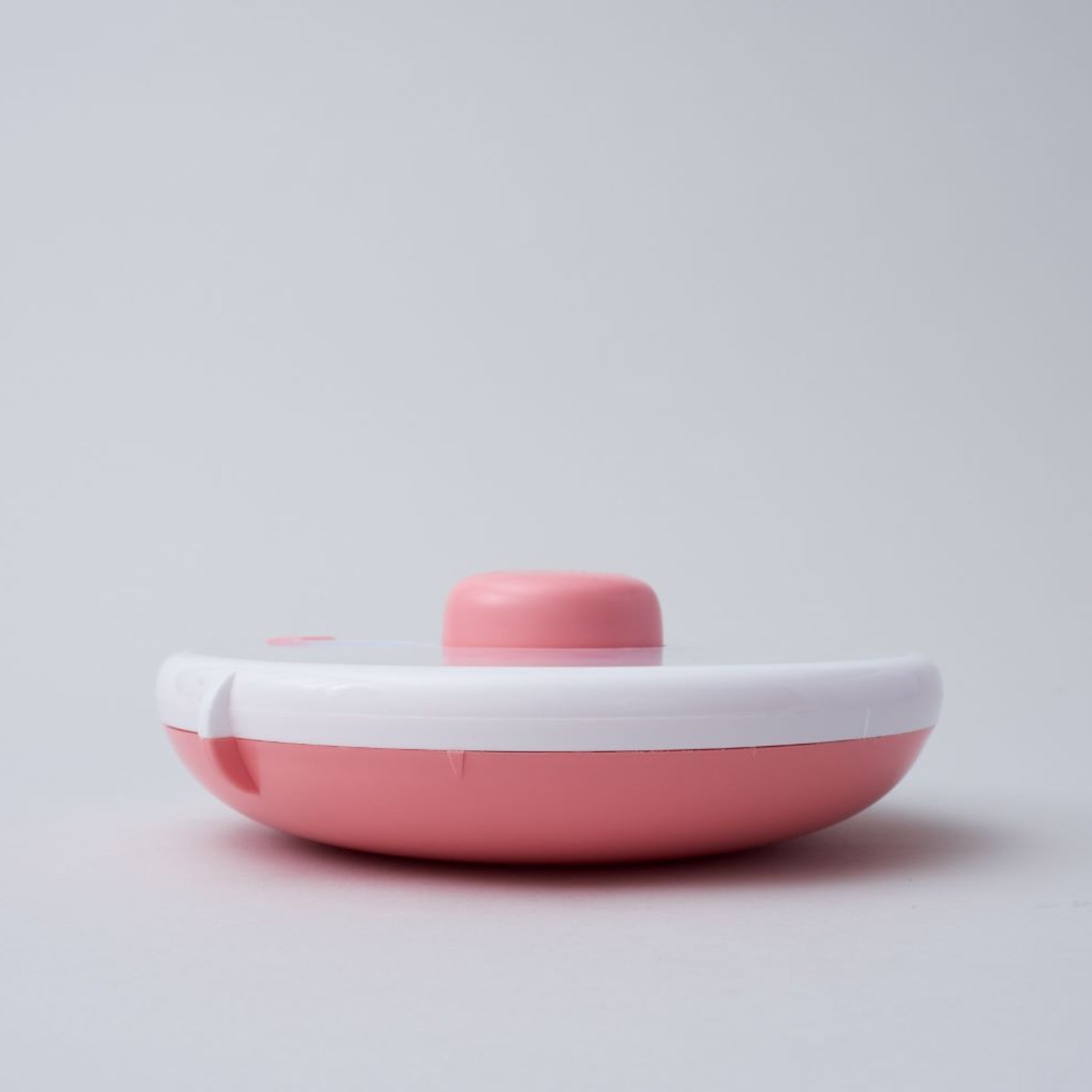 GoBe Snack Spinner – pojemnik na przekąski, interaktywny, szczelny i łatwy w obsłudze, kolor: coral pink