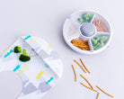 GoBe Snack Spinner – pojemnik na przekąski, interaktywny, szczelny i łatwy w obsłudze, kolor: grey