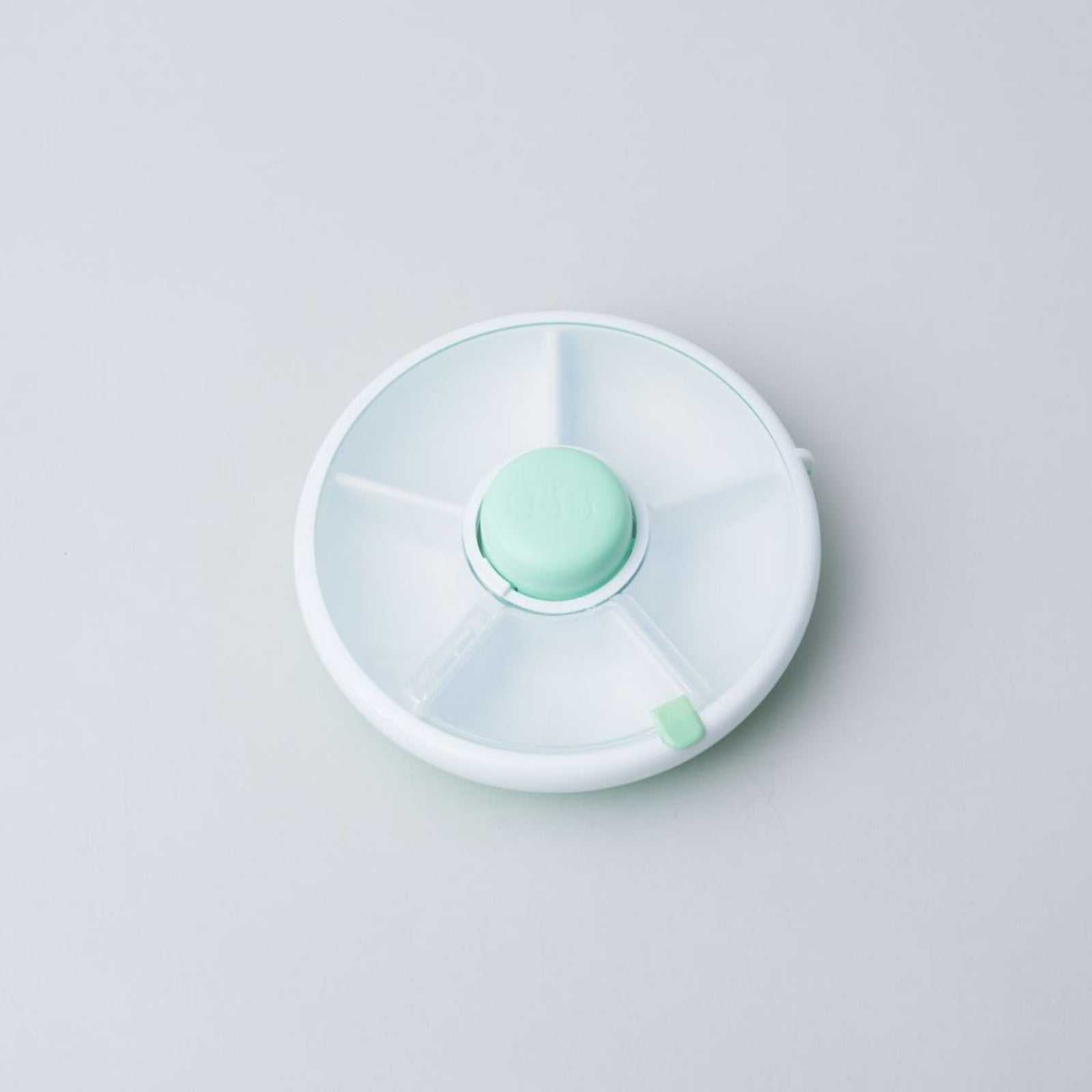 GoBe Snack Spinner – pojemnik na przekąski, interaktywny, szczelny i łatwy w obsłudze, kolor: mint green