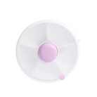 GoBe Snack Spinner – pojemnik na przekąski, interaktywny, szczelny i łatwy w obsłudze, kolor: taro purple