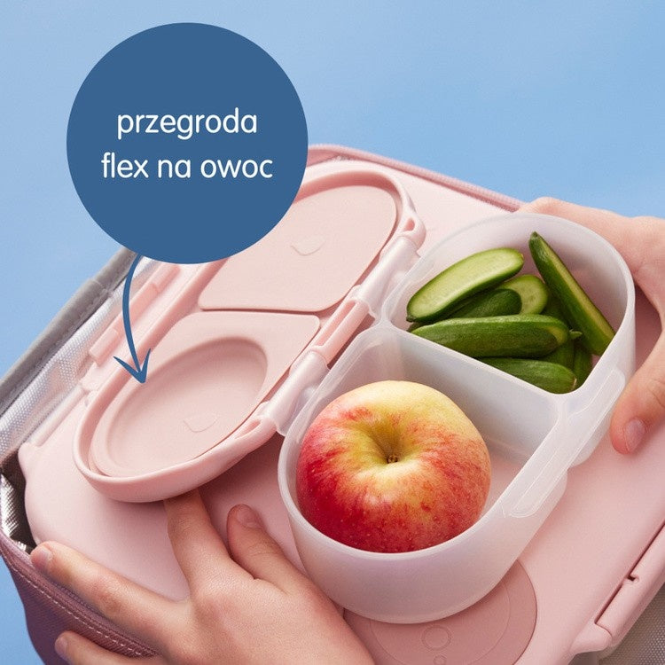 b.box Snackbox Blush Crush – szczelny pojemnik dla dzieci na owoce