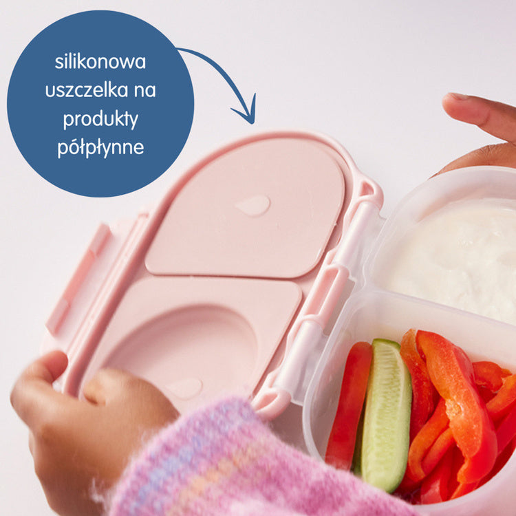 Mały fioletowy lunchbox b.box na owoce i drobne smakołyki
