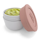 Monbento Temple L Moka – szczelny pojemnik 75 ml na sosy, dipy i jogurty. Kompatybilny z bento boxami, bez BPA, do mikrofalówki i zmywarki, kolor: różowy