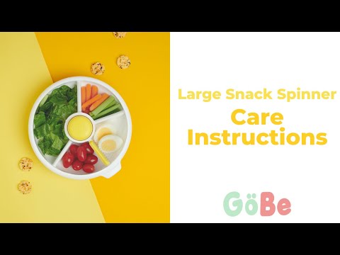 GoBe Large Snack Spinner – pojemnik na przekąski, interaktywny, szczelny i łatwy w obsłudze