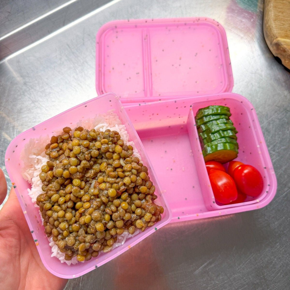 ABC Lunchies Berry Pop – bezpieczny silikonowy pojemnik na obiad bez BPA i ftalanów