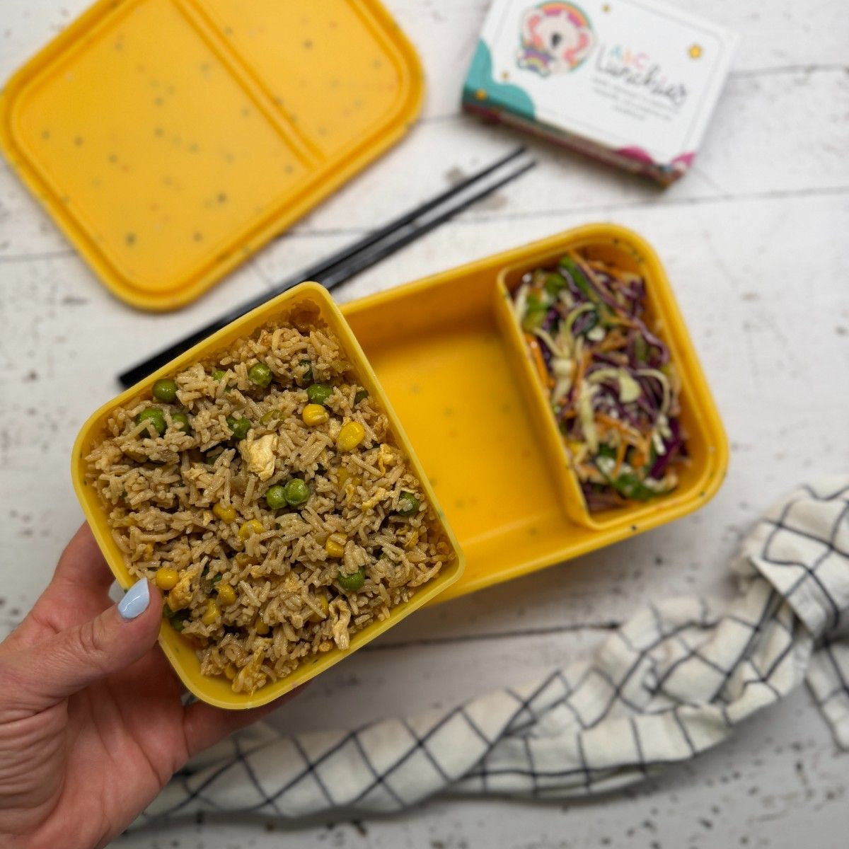 ABC Lunchies Mango Pop – trwały silikonowy lunchbox na kanapki i owoce do szkoły