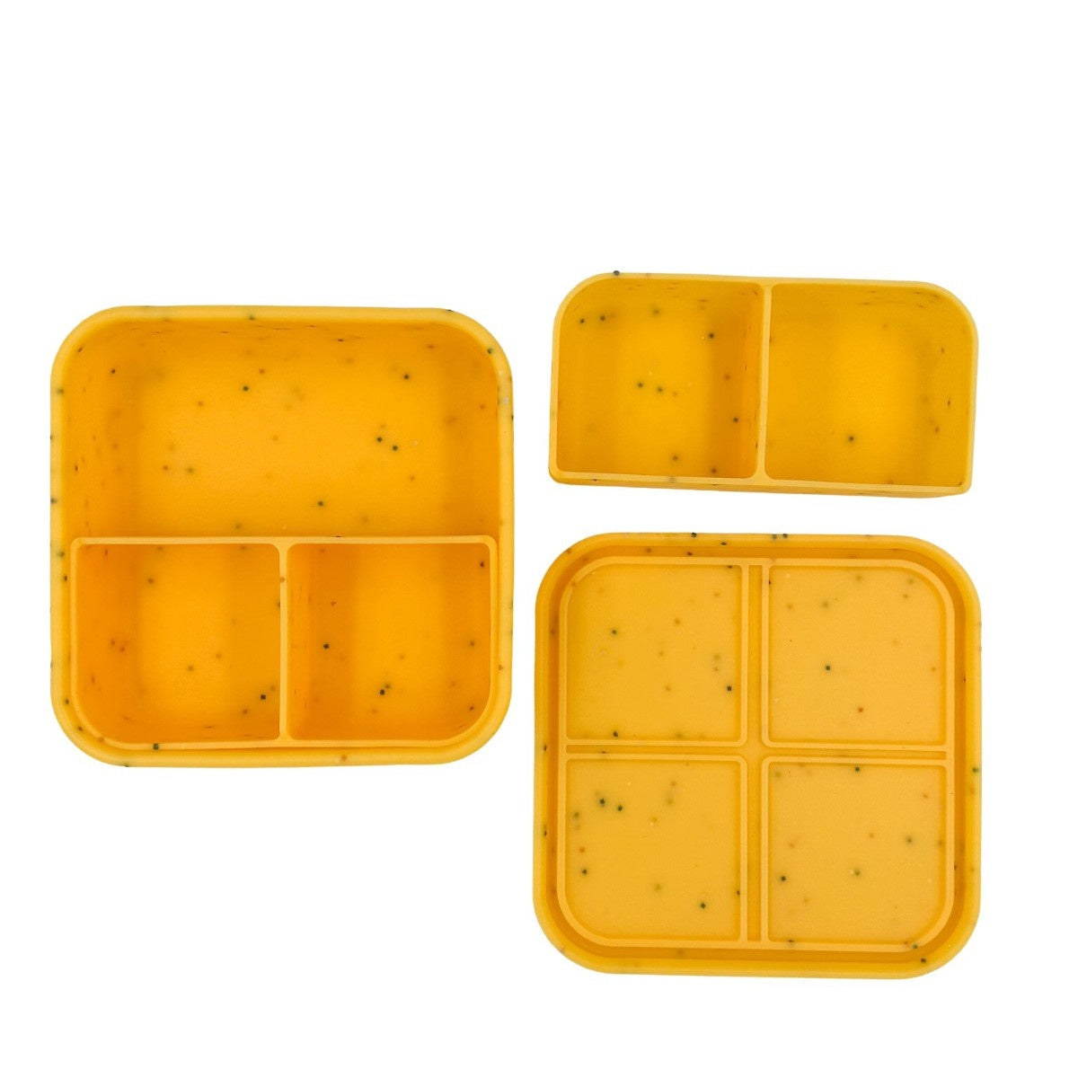 ABC Lunchies Mango Pop – żółto-pomarańczowa silikonowa śniadaniówka dla dzieci