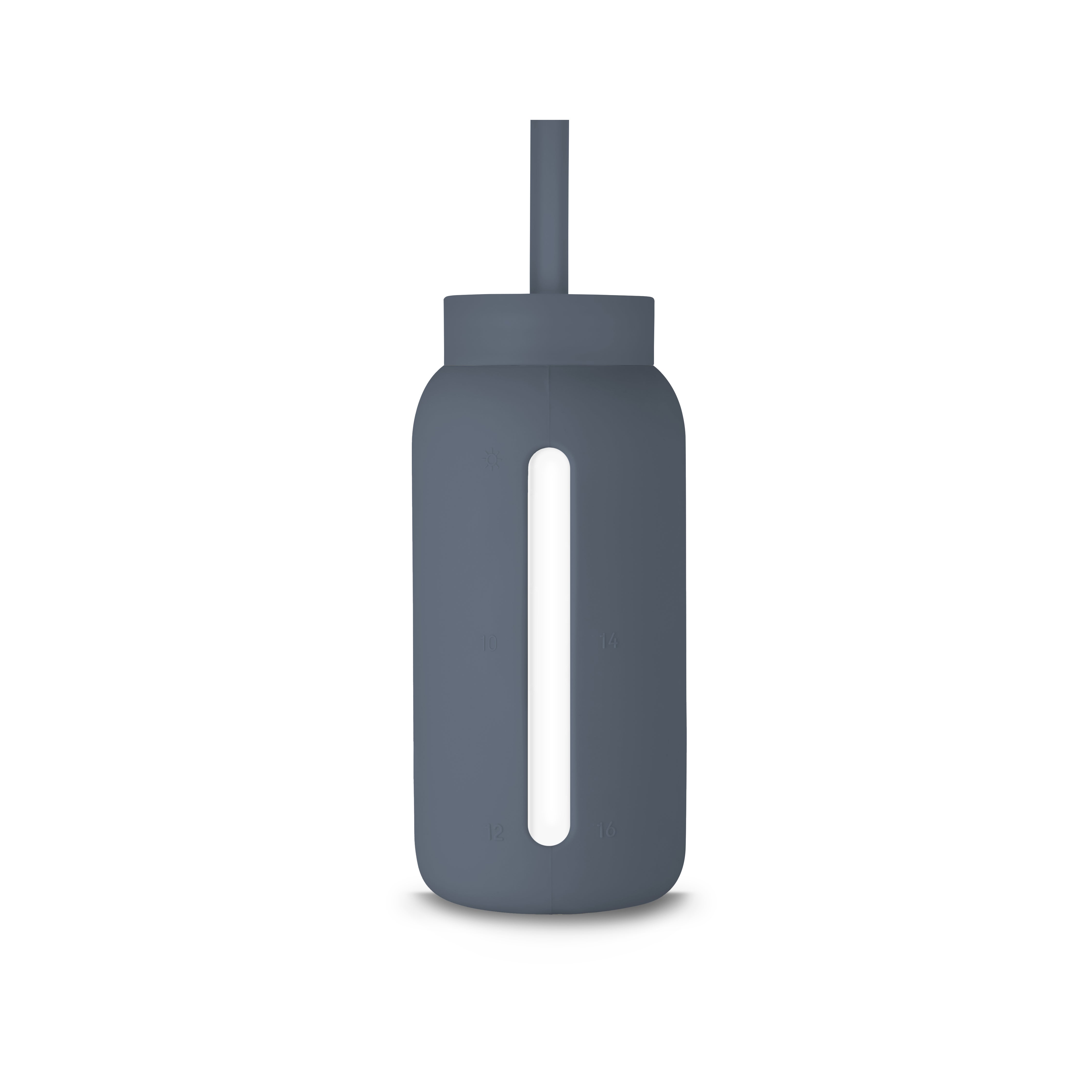 Nakrętka ze słomką Muuki Smoke Grey pasująca do butelki 720 ml