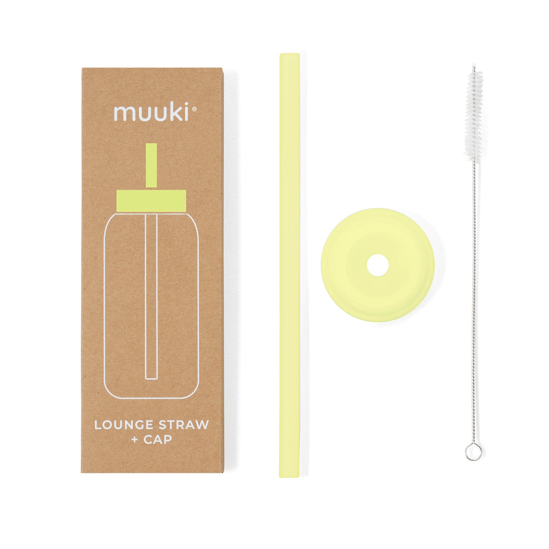 Słomka do butelki Muuki 720 ml w kolorze Sunny Lemonade