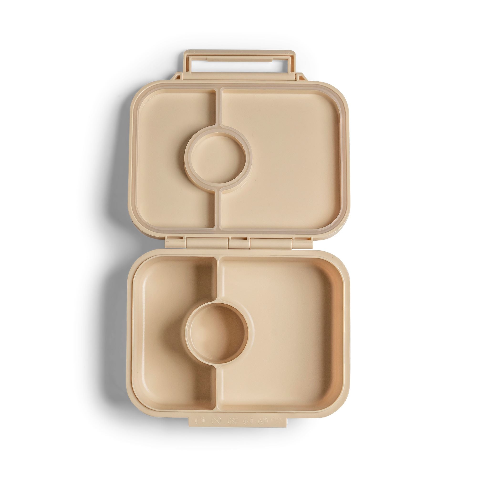 Citron Snack Box Ballerina tritanowy pojemnik na przekąski - 3 przegródki, szczelny, łączony silikon, bez BPA, wzór: baleriny