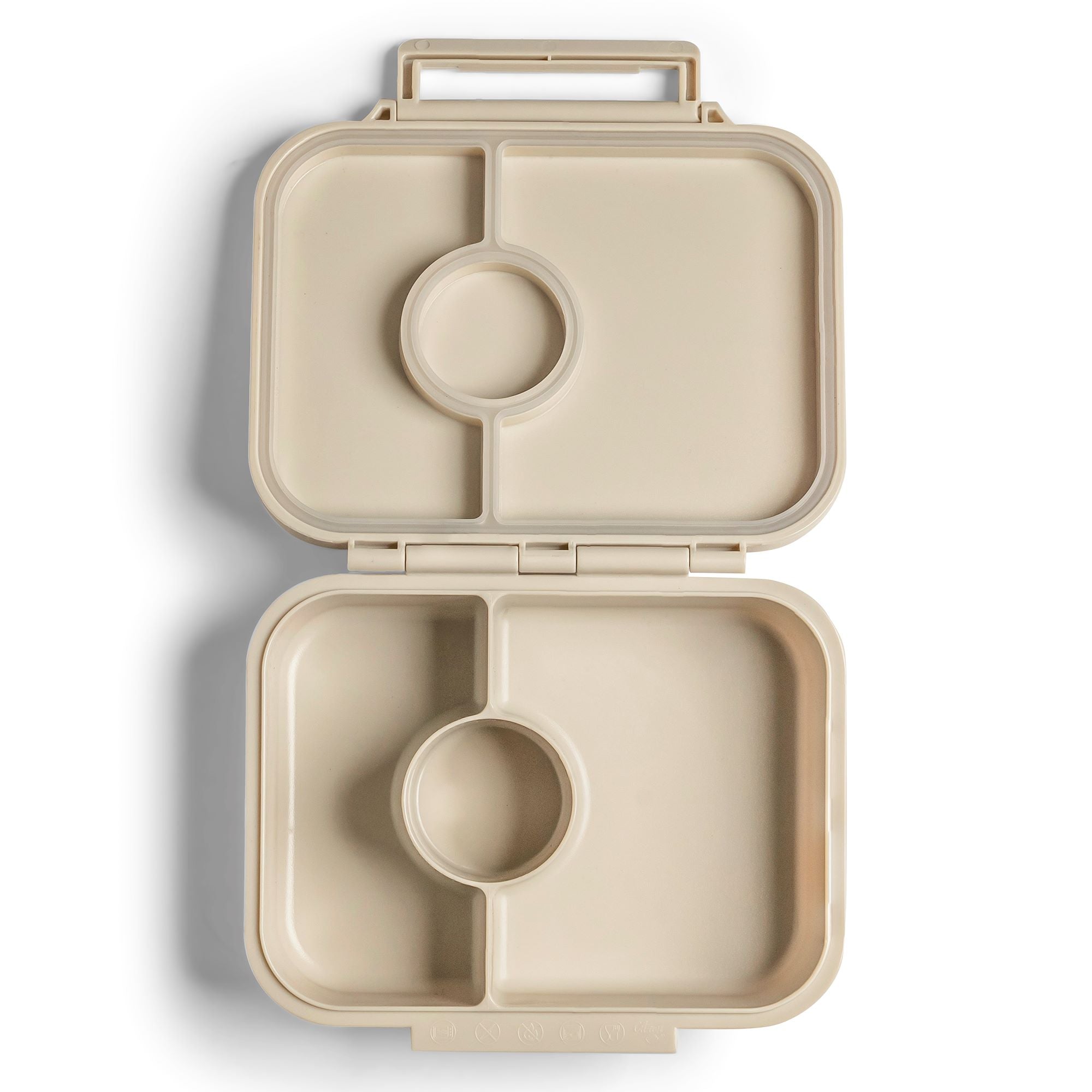 Citron Snack Box Vehicles tritanowy pojemnik na przekąski - 3 przegródki, szczelny, łączony silikon, bez BPA, wzór: pojazdy