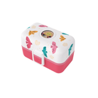 Monbento Tresor Birds – lunchbox dla dzieci z 3 pojemnikami. Lekki, szczelny i łatwy w otwieraniu. Idealny do szkoły, na wycieczkę i piknik, wzór: ptaszki