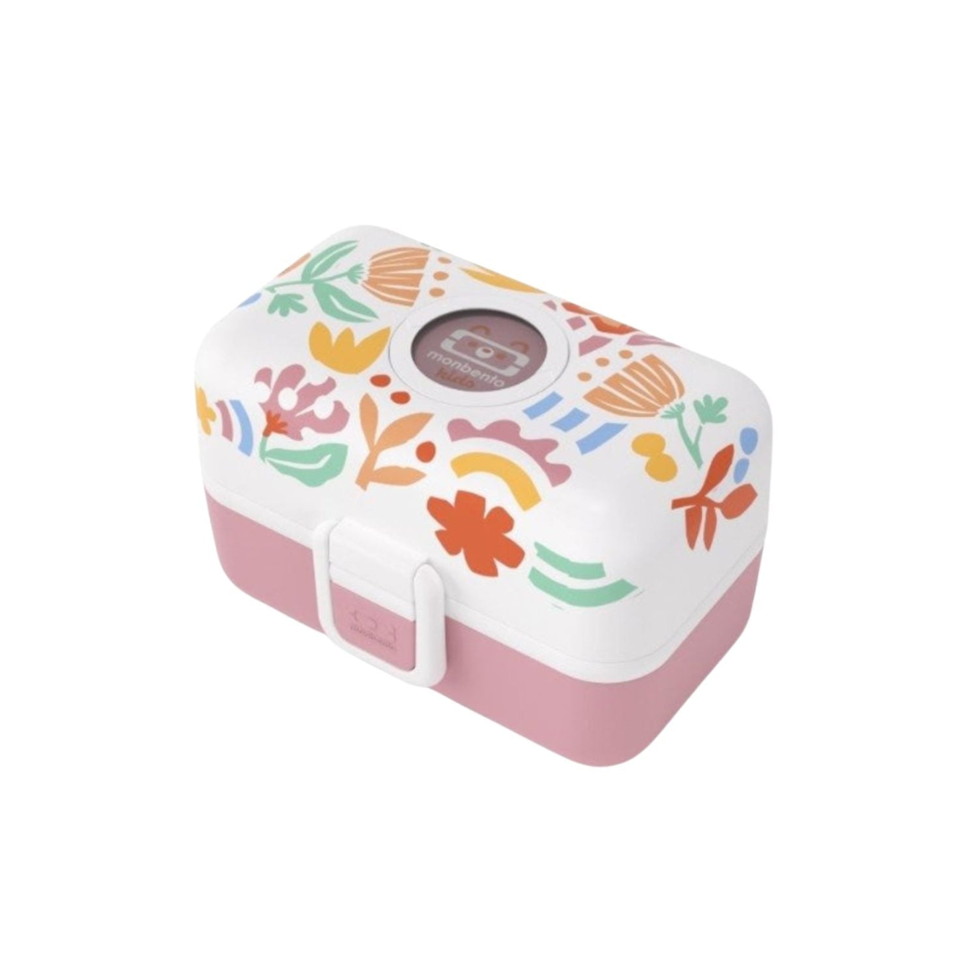 Monbento Tresor Papercut – lunchbox dla dzieci z 3 pojemnikami. Lekki, szczelny i łatwy w otwieraniu. Idealny do szkoły, na wycieczkę i piknik, wzór: wycinanka