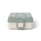 Lunchbox Monbento Snacky Racoon – lekki, szczelny i bez BPA, z uchwytem, małym pojemniczkiem i sztućcami, wzór: szop