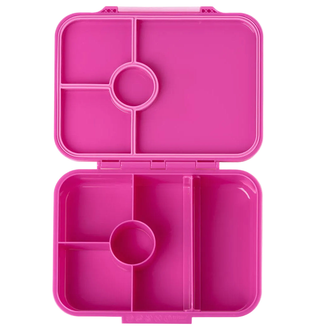 Lekkabox Classic Berry – lekka śniadaniówka z 4 przegródkami, szczelna i bez BPA, idealna do szkoły, przedszkola i pracy.