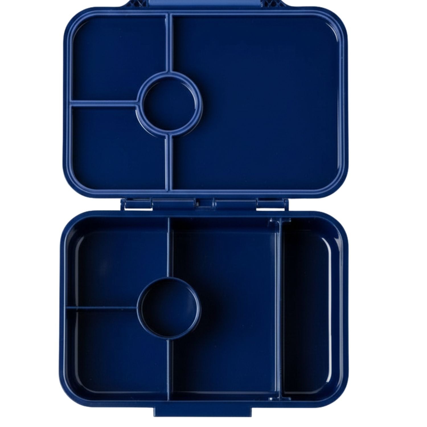 Lekkabox Classic Cosmic– lekka, niebieska śniadaniówka z 4 przegródkami, szczelna i bez BPA, idealna do szkoły, przedszkola i pracy.