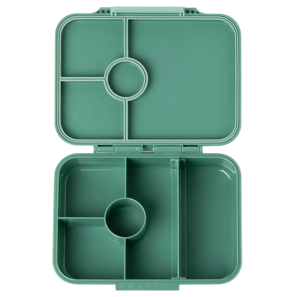 Lekkabox Classic Forest – lekka śniadaniówka z 4 przegródkami, szczelna i bez BPA, idealna do szkoły, przedszkola i pracy.