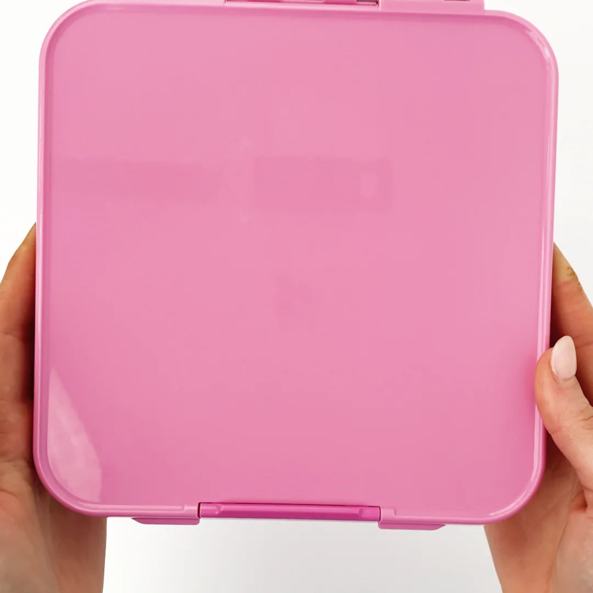 LunchBox MontiiCo Floss – 3 przegrody, szczelny, lekki i idealny na śniadanie do szkoły lub przedszkola, kolor: różowy