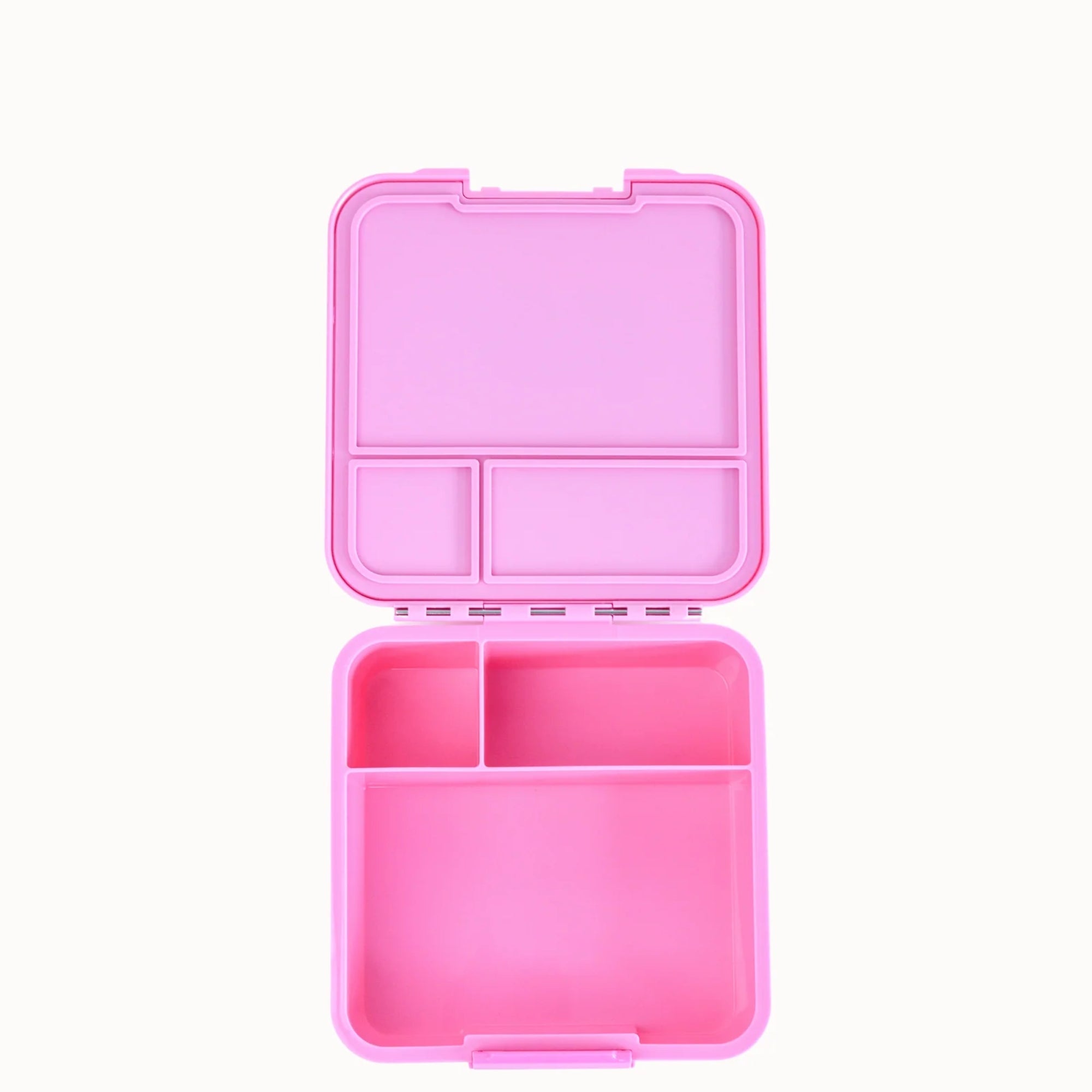 LunchBox MontiiCo Floss – 3 przegrody, szczelny, lekki i idealny na śniadanie do szkoły lub przedszkola, kolor: różowy