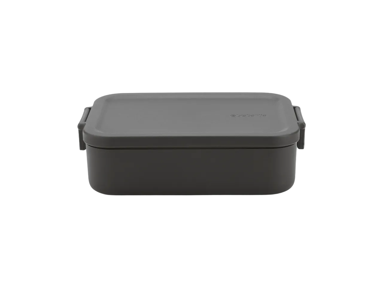 Lunchbox Brabantia Make&Take Dark Grey – 1,1 l, szczelny, trwały, nadaje się do mikrofalówki, zmywarki i zamrażarki, ekologiczny, kolor: szary