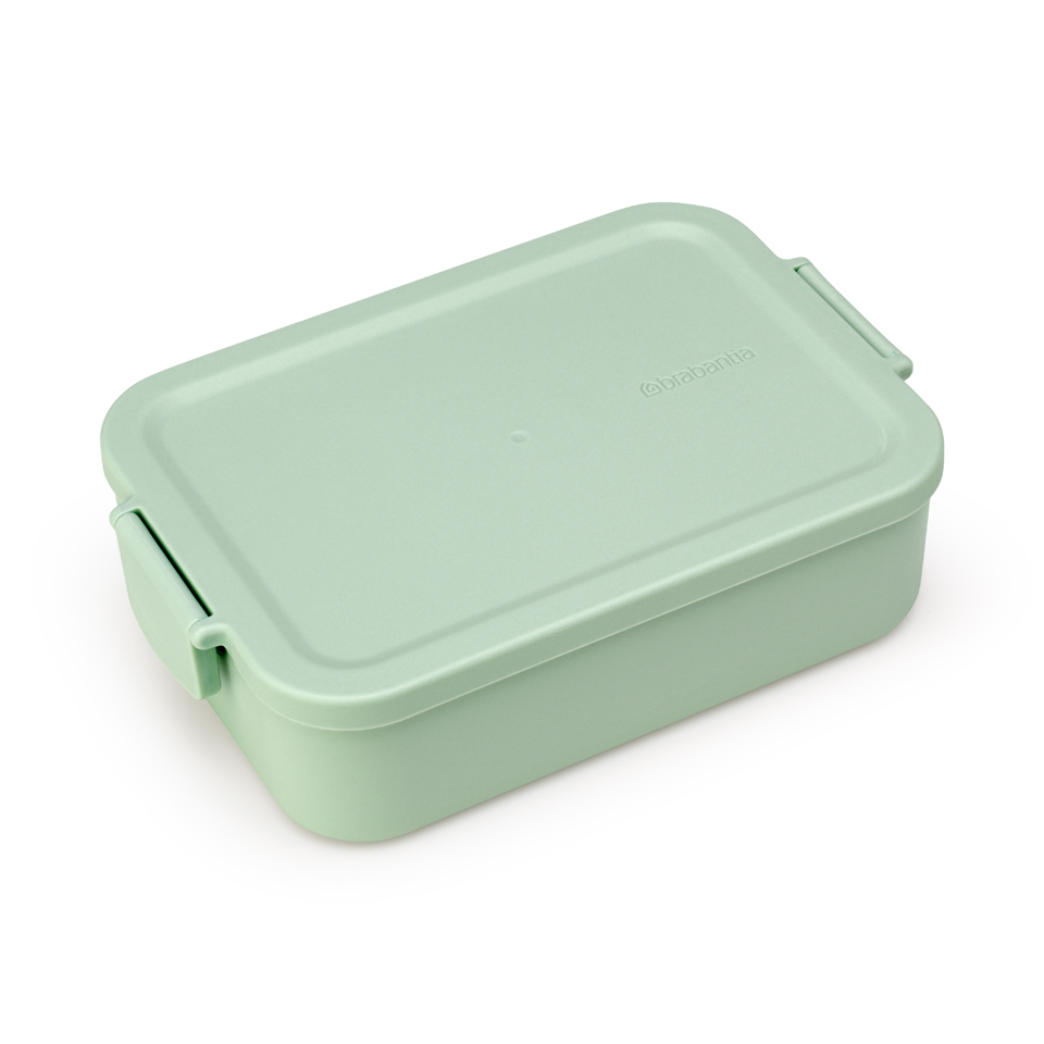 Lunchbox Brabantia Make&Take Jade Green – 1,1 l, szczelny, trwały, nadaje się do mikrofalówki, zmywarki i zamrażarki, ekologiczny, kolor: zielony