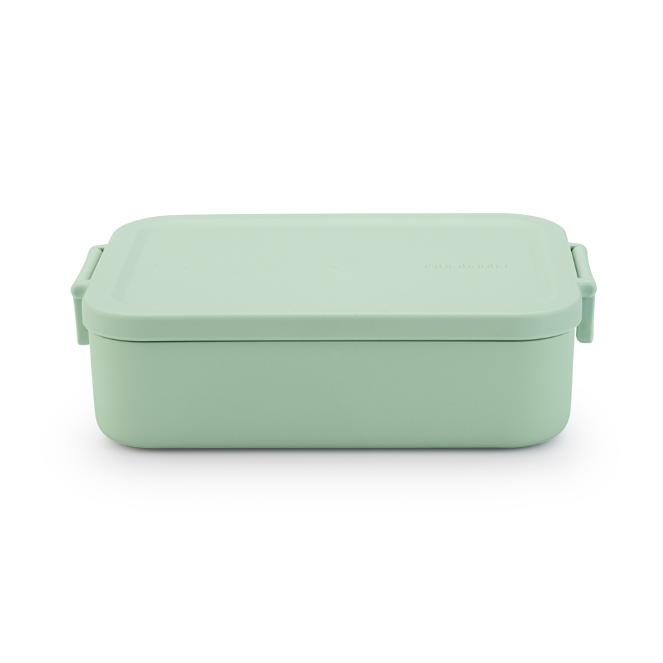 Lunchbox Brabantia Make&Take Jade Green – 1,1 l, szczelny, trwały, nadaje się do mikrofalówki, zmywarki i zamrażarki, ekologiczny, kolor: zielony