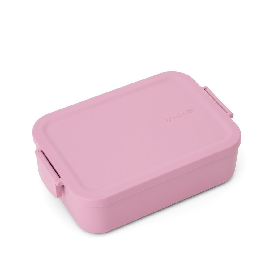 Lunchbox Brabantia Make&Take Lilac Pink – 1,1 l, szczelny, trwały, nadaje się do mikrofalówki, zmywarki i zamrażarki, ekologiczny, kolor: różowy