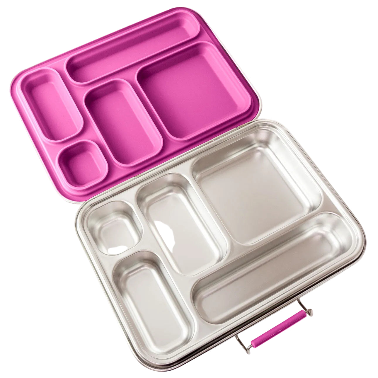 Lekkabox Grande Berry – stalowy lunchbox 960 ml z 5 szczelnymi przegródkami, idealny do pracy, szkoły i na wycieczki