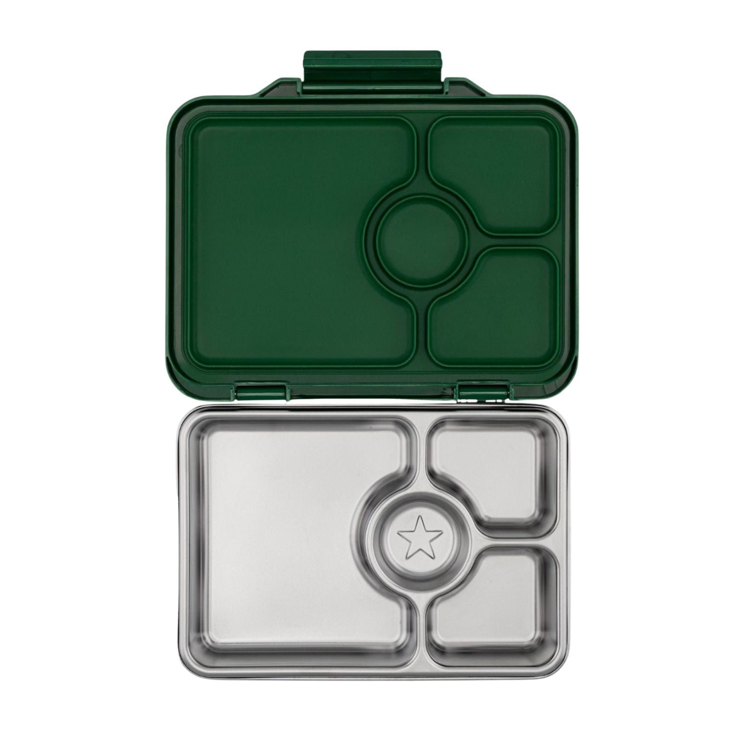 Yumbox Pret Dublin Green – stylowy, szczelny lunchbox ze stali nierdzewnej, idealny na codzienne posiłki, kolor: zielony