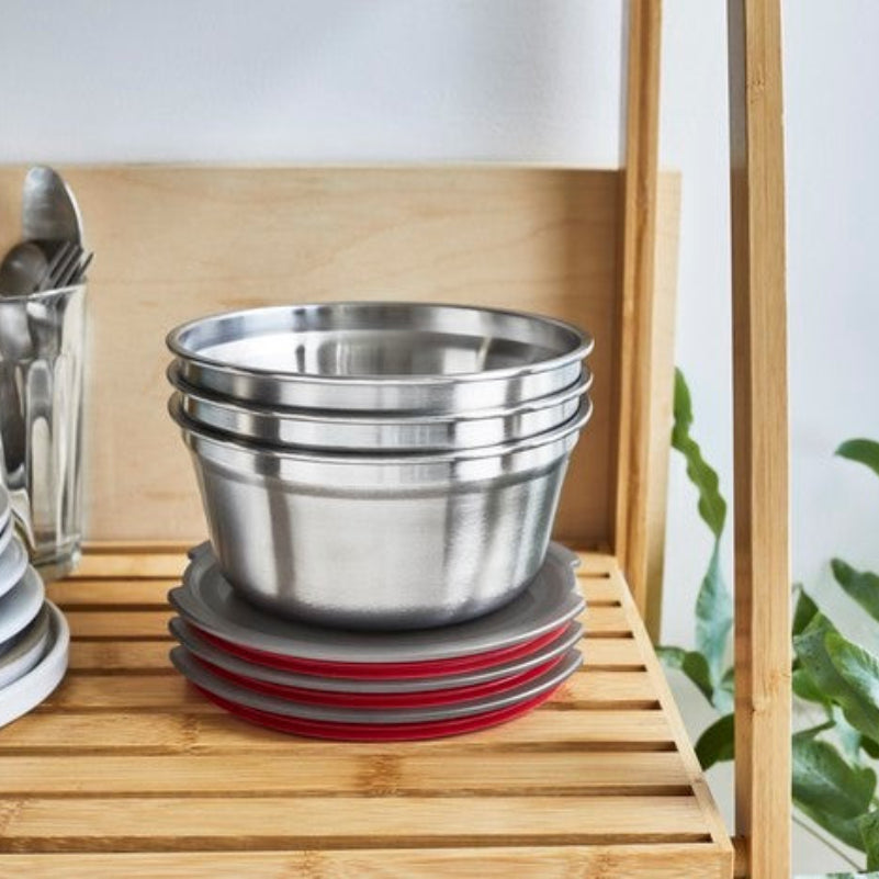 Black+Blum L – stalowy, okrągły pojemnik na lunch, szczelny, lekki i uniwersalny.