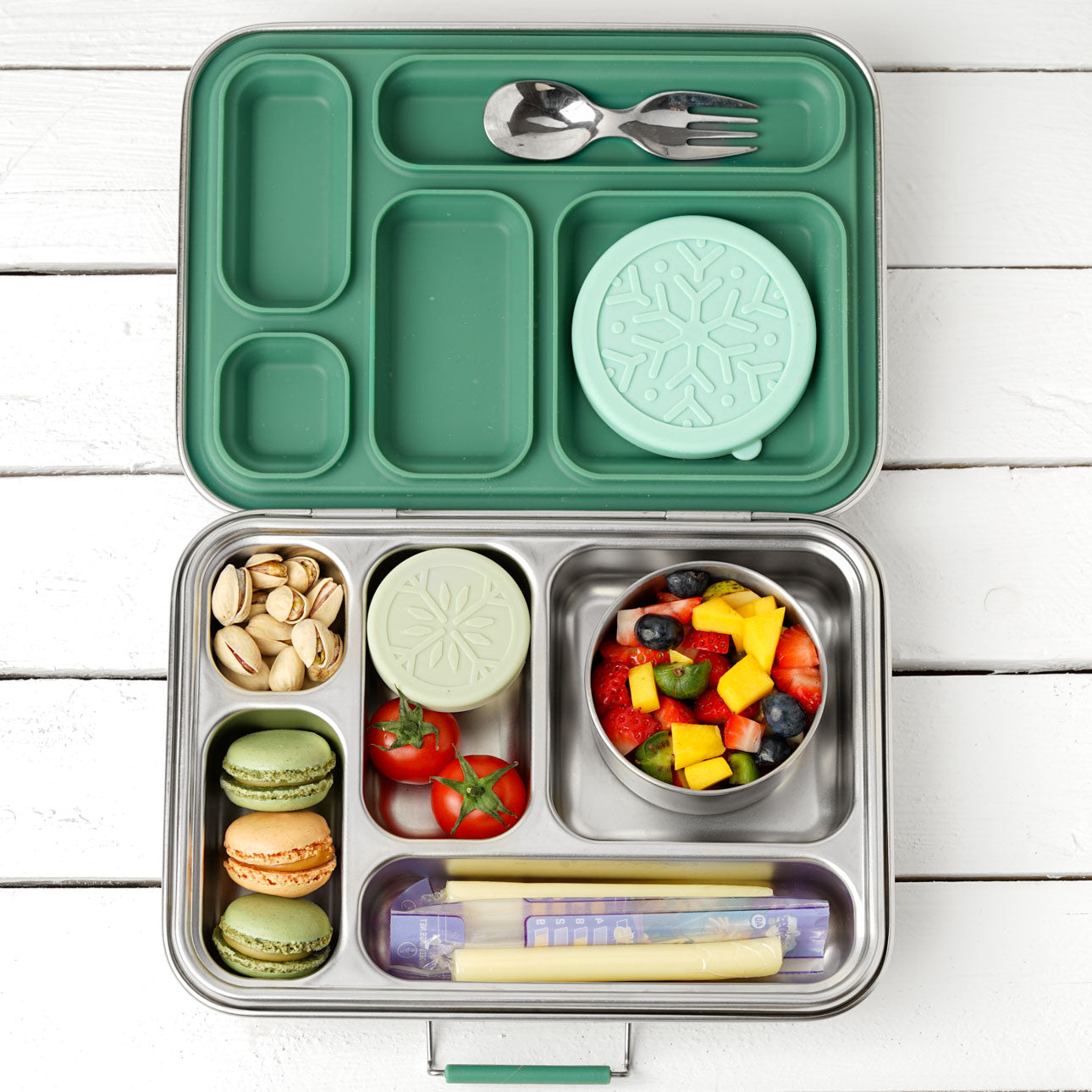 LEKKABOX Midi – pojemnik 200 ml na dipy i przekąski, szczelny, stal nierdzewna, BPA free, łatwy do mycia i mrożenia