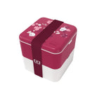 Monbento Square Magnolia – francuski lunchbox 1,7 l z dwoma pojemnikami i separatorem. Szczelny, trwały i bez BPA. Idealny do pracy, szkoły i podróży, kolor: różowy
