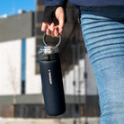 Wessper ActiveMax Glass 680 ml Grey– szklana butelka filtrująca, filtr węglowy, szkło borokrzemowe, ekologiczna, stylowa, bez BPA, kolor: szara