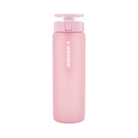 Wessper ActiveMax Glass 680 ml Pink – szklana butelka filtrująca, filtr węglowy, szkło borokrzemowe, ekologiczna, stylowa, bez BPA, kolor: różowa