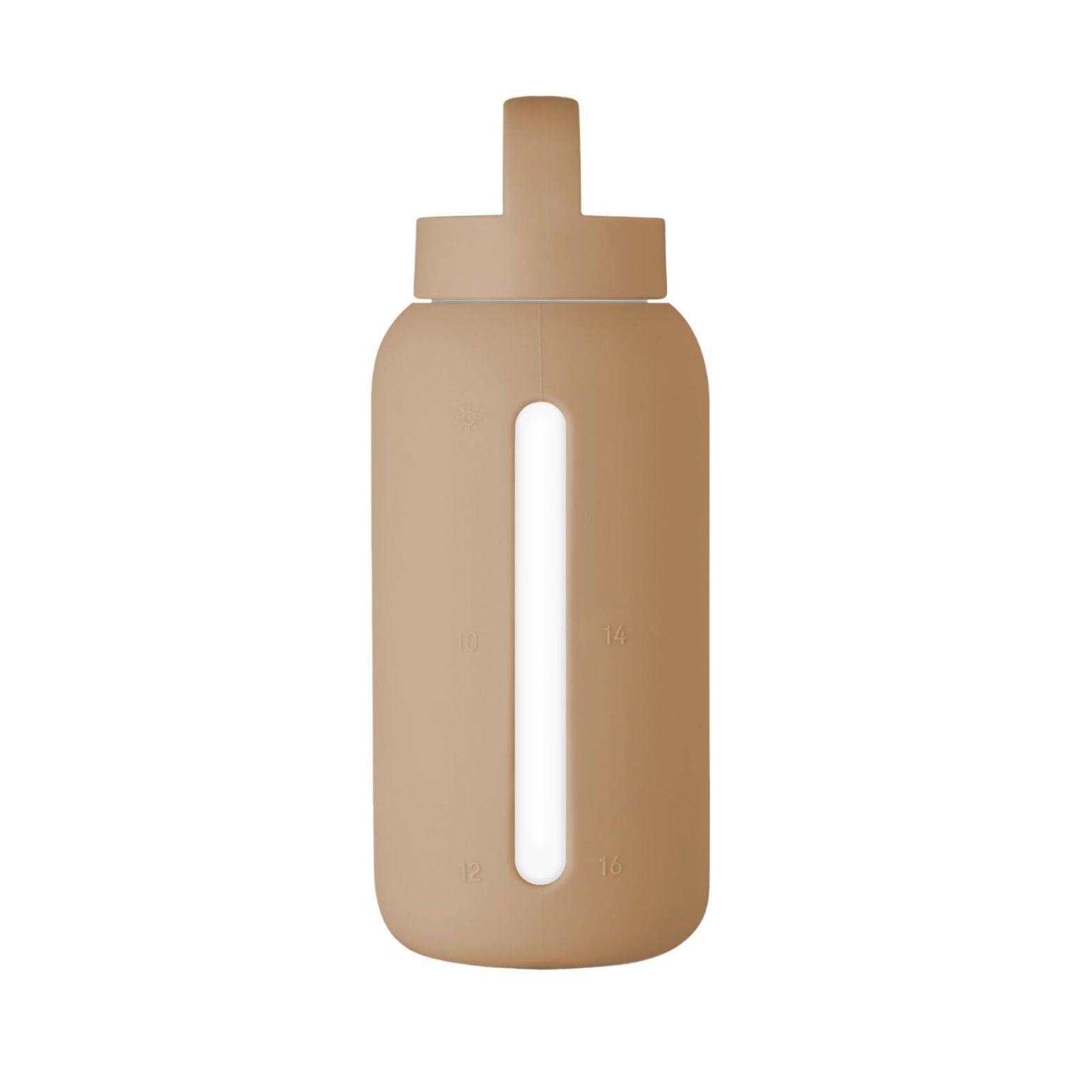 Szklana butelka motywacyjna Muuki Daily Bottle 720 ml Milk Coffee