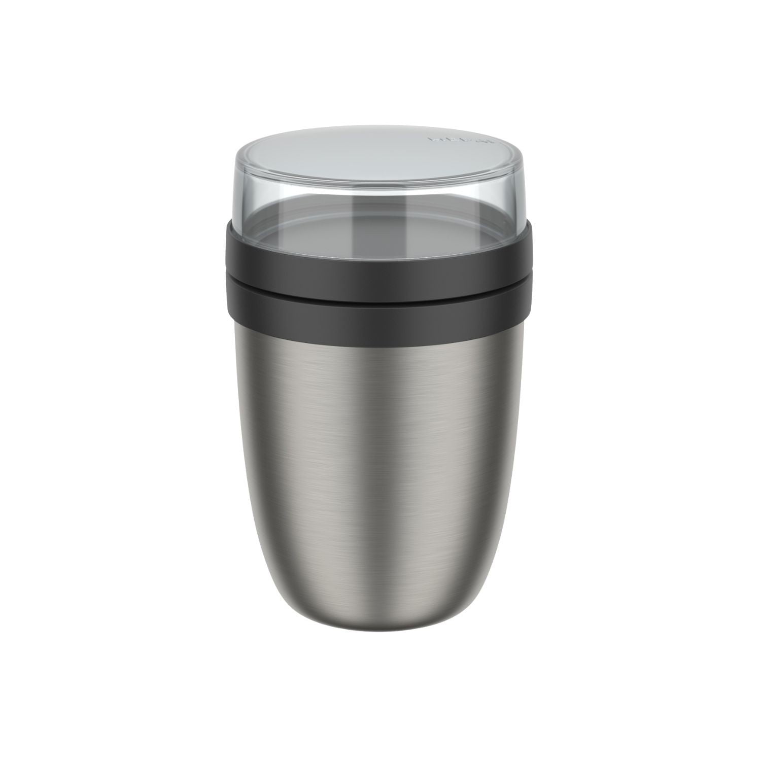 Termiczny pojemnik Mepal Lunch Pot - stalowy, z przegródką i izolacją, do pracy i szkoły, kolor: nordic black