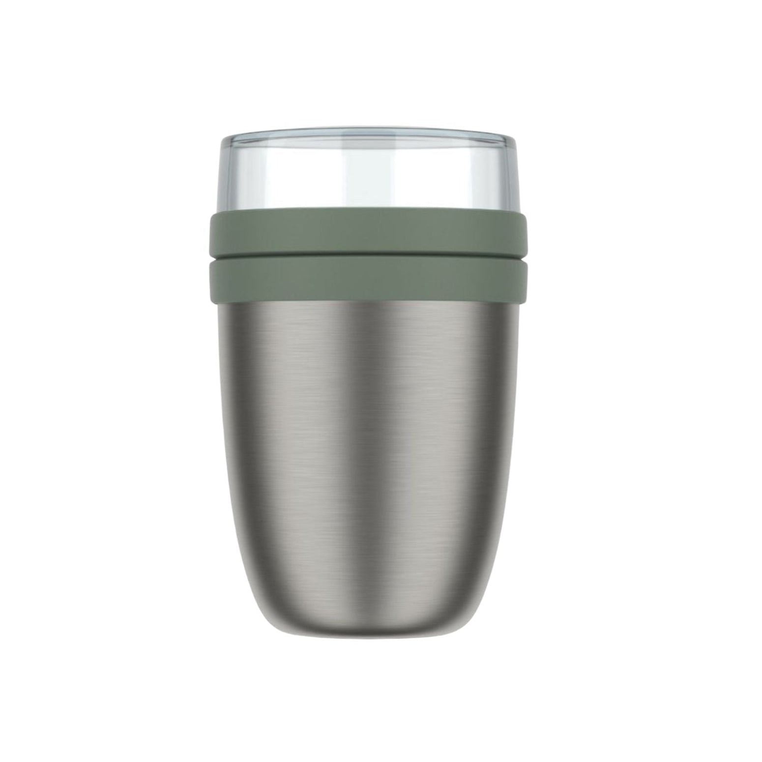 Termiczny pojemnik Mepal Lunch Pot - stalowy, z przegródką i izolacją, do pracy i szkoły, kolor: nordic sage