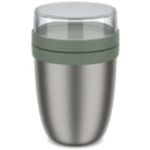 Termiczny pojemnik Mepal Lunch Pot - stalowy, z przegródką i izolacją, do pracy i szkoły, kolor: nordic sage