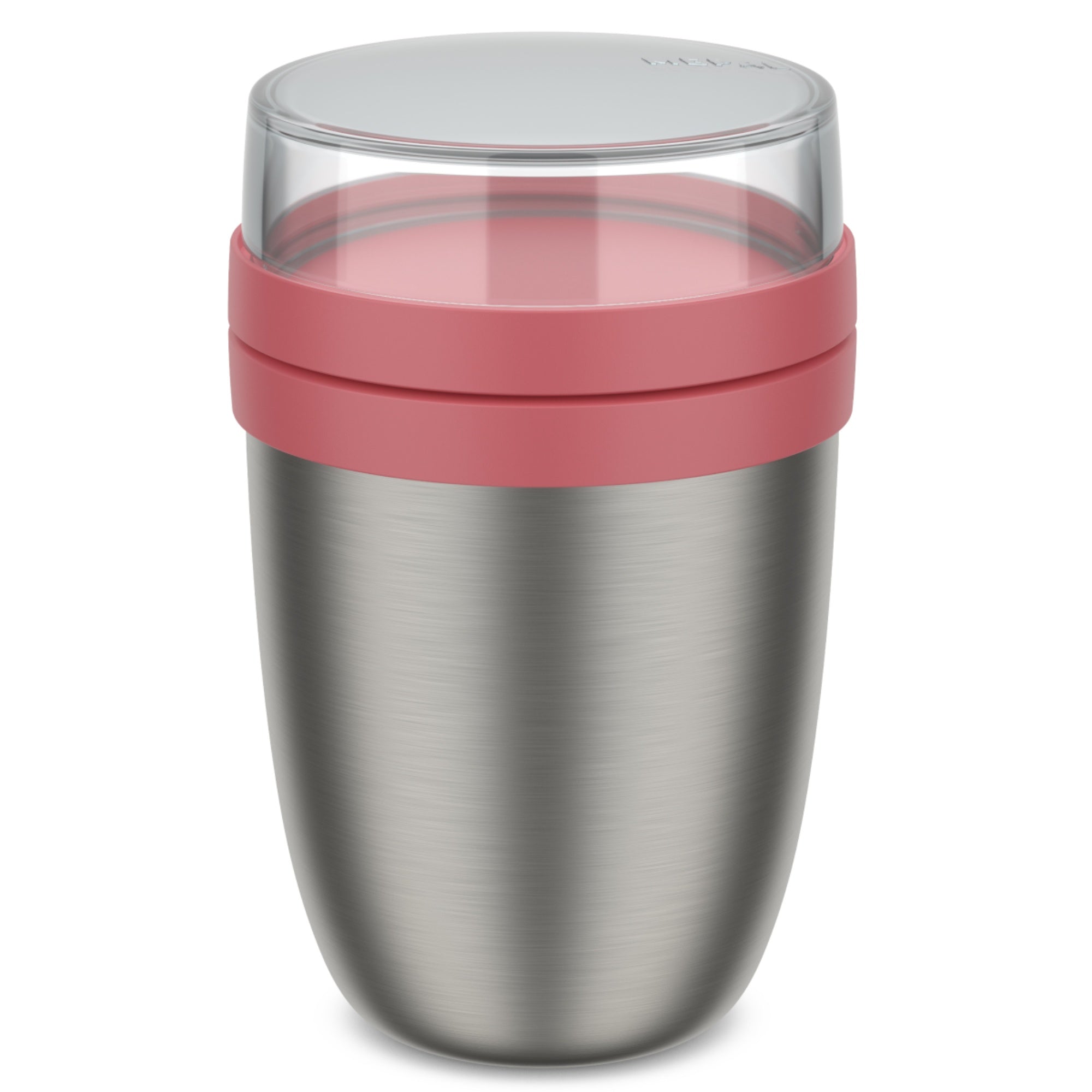 Termiczny pojemnik Mepal Lunch Pot - stalowy, z przegródką i izolacją, do pracy i szkoły, kolor: vivid mauve