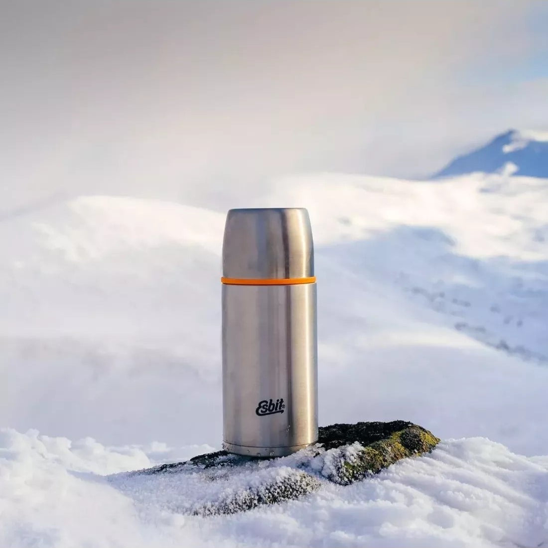 Termos konferencyjny i wyprawowy Esbit Vacuum Flask 1 l srebrny metalowy