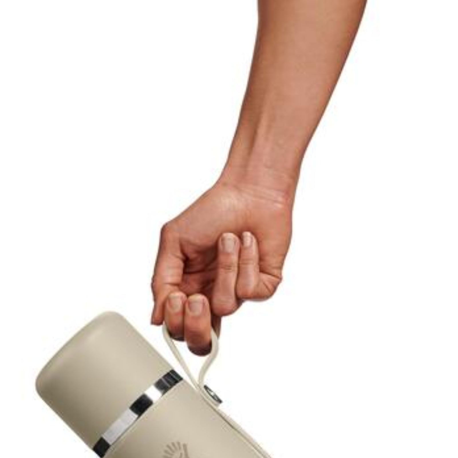 Duży termos z kubkiem Hydro Flask 830 ml kolor Oat do pracy i w podróż