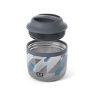 Monbento Element Graphic DImensions – termos obiadowy 550 ml. Utrzymuje ciepło do 10 h, 100% szczelny, stal nierdzewna 316. Idealny na zupy i obiady w podróży, kolor: szary